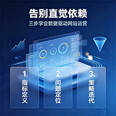 鼓楼建站-告别直觉依赖：三步学会数据驱动网站运营